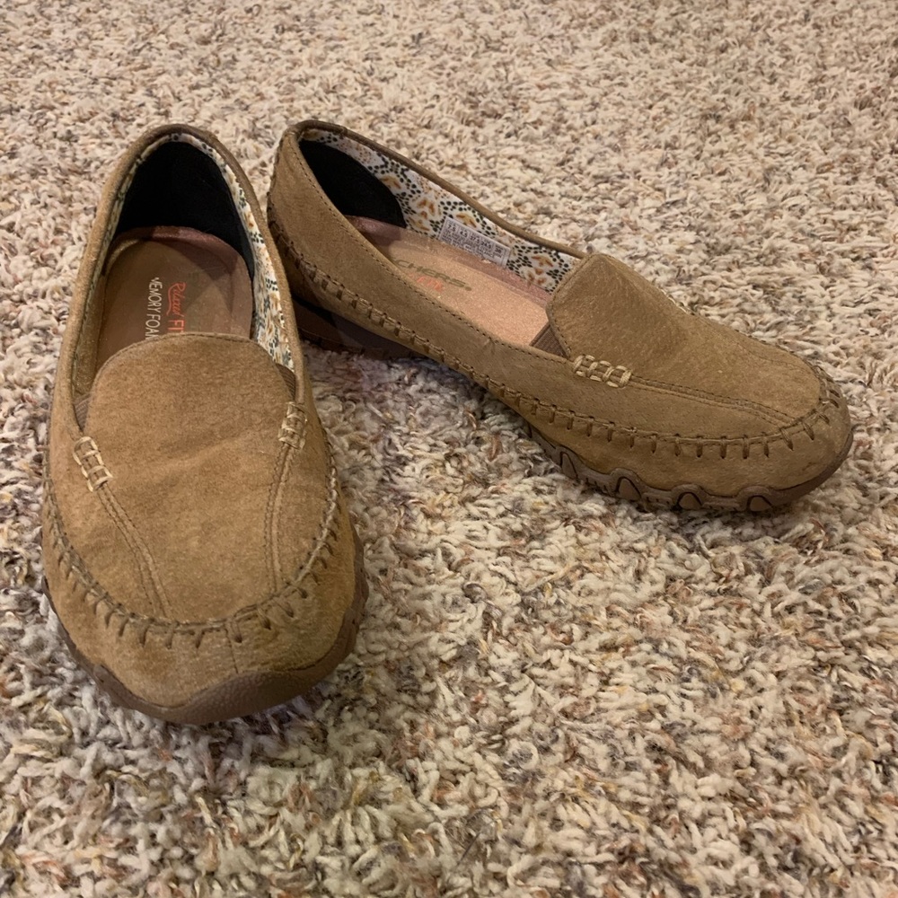 Skechers moccasins. Worn few times and still in excellent condition.